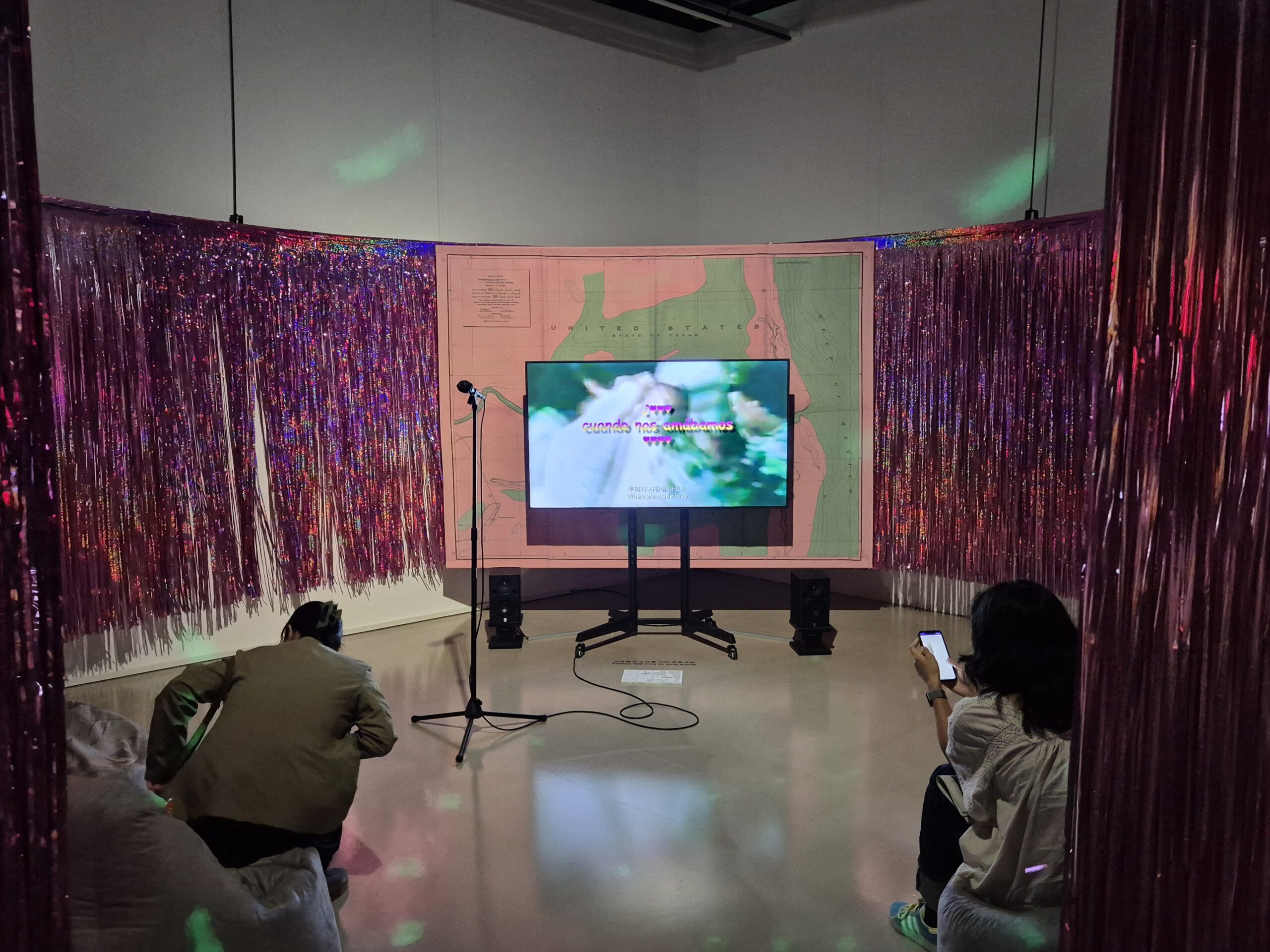 Installation by Paloma Ayala, Into the Rhythm: From Score to Contact Zone, Arko Art Center, September 2024