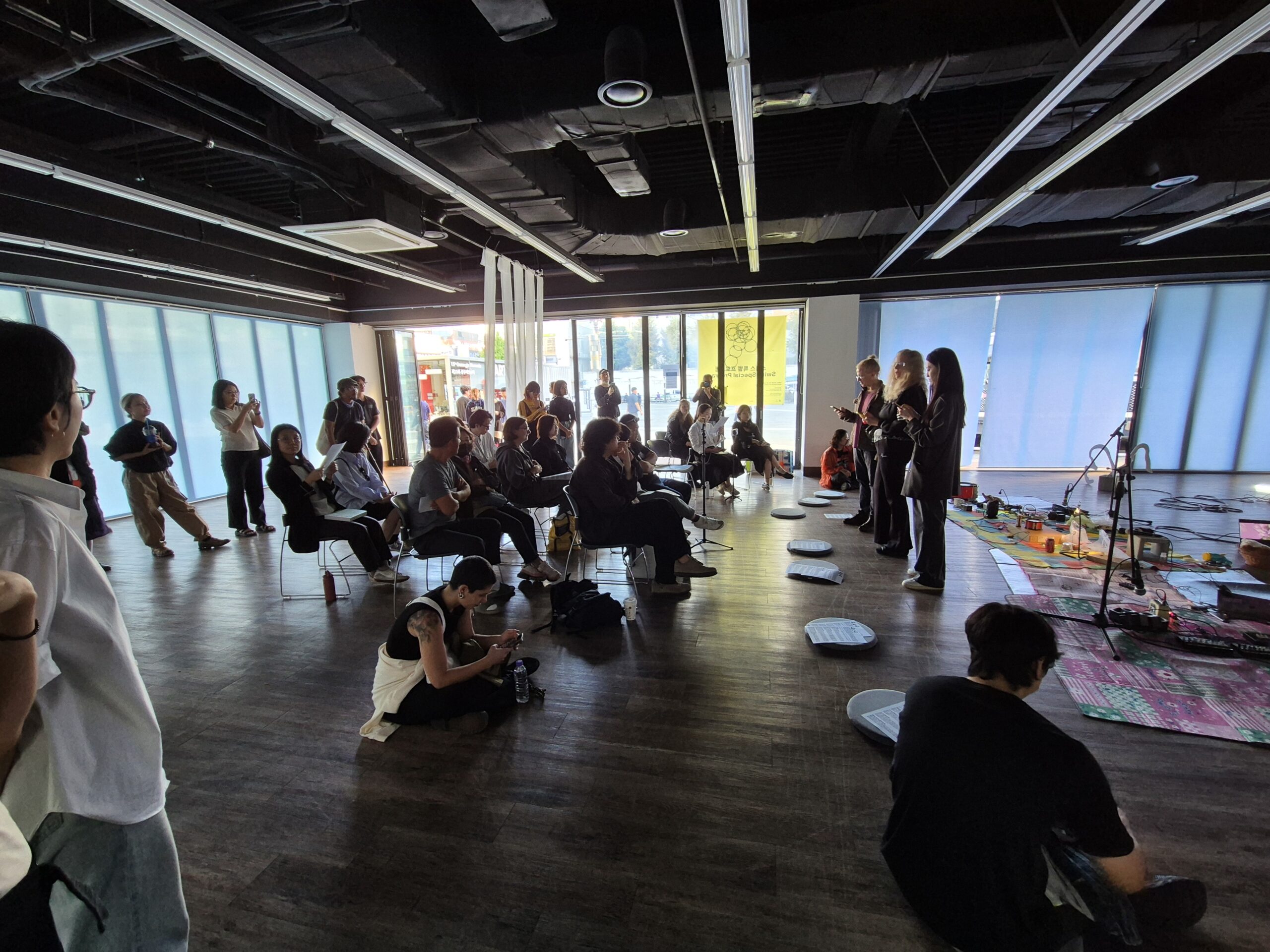 4x4 concert, Swiss Special Program at the Gwangju Biennale, October 2024.