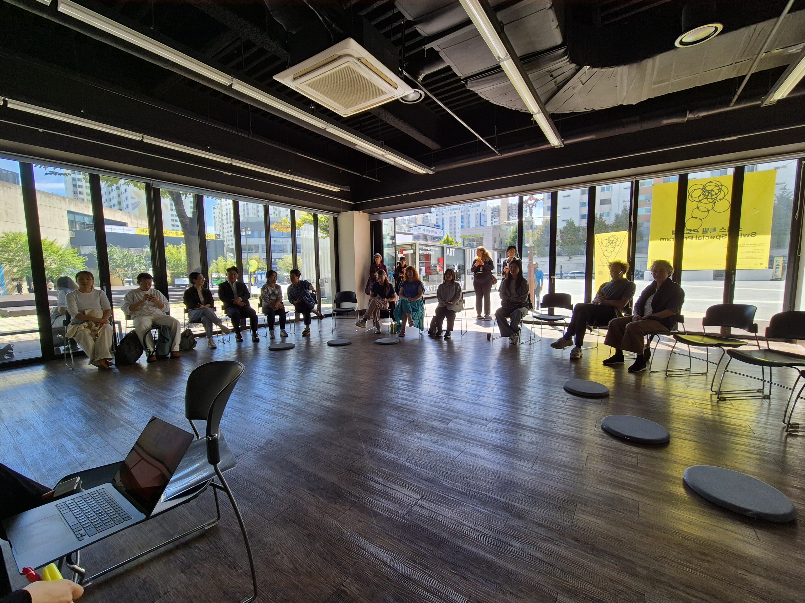 Small Projects for Coming Communities, Swiss Special Program at the Gwangju Biennale, October 2024.