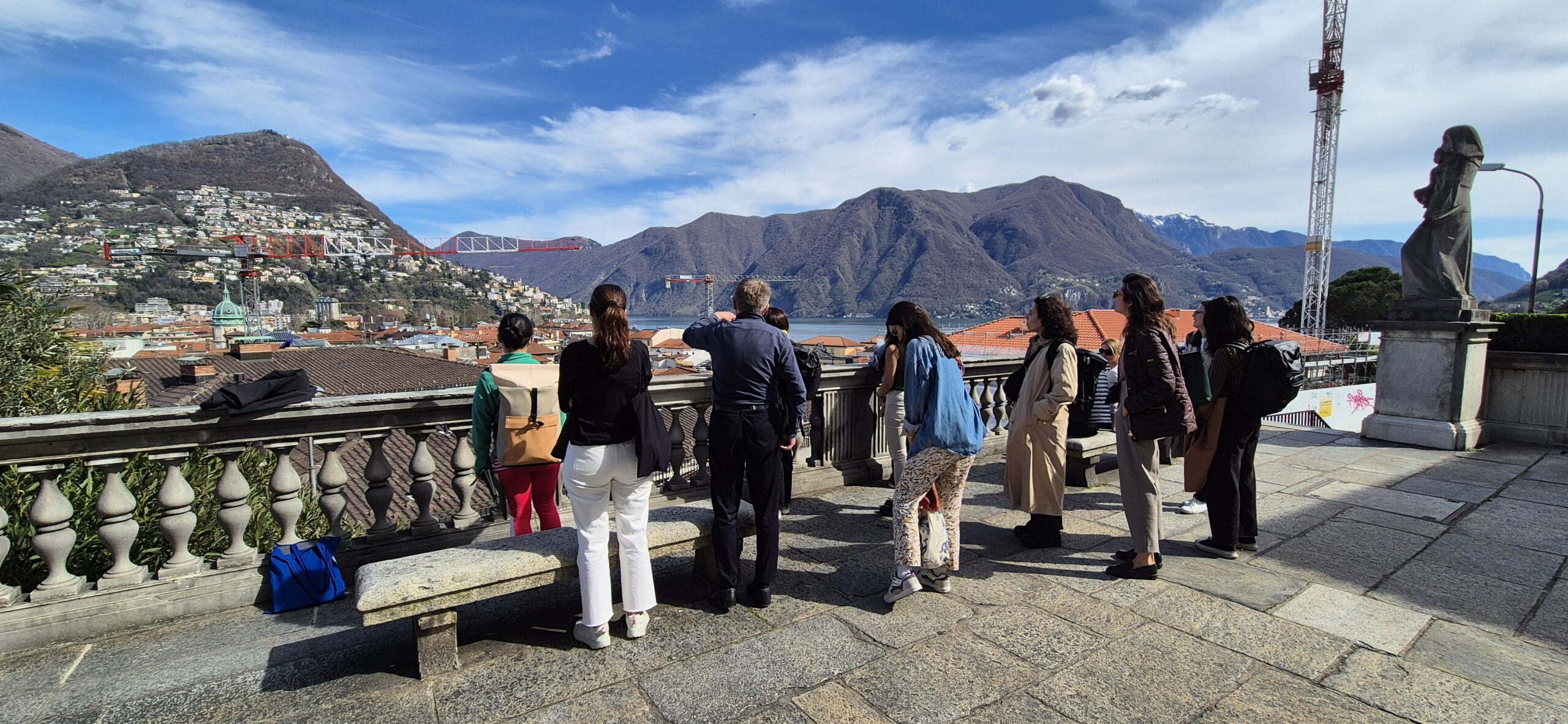 Walk through Lugano with curator Riccardo Lisi, March 2025